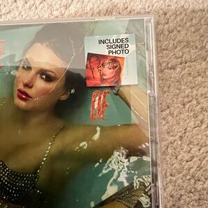 Taylor Swift The Life of a Showgirl CD option B autographed